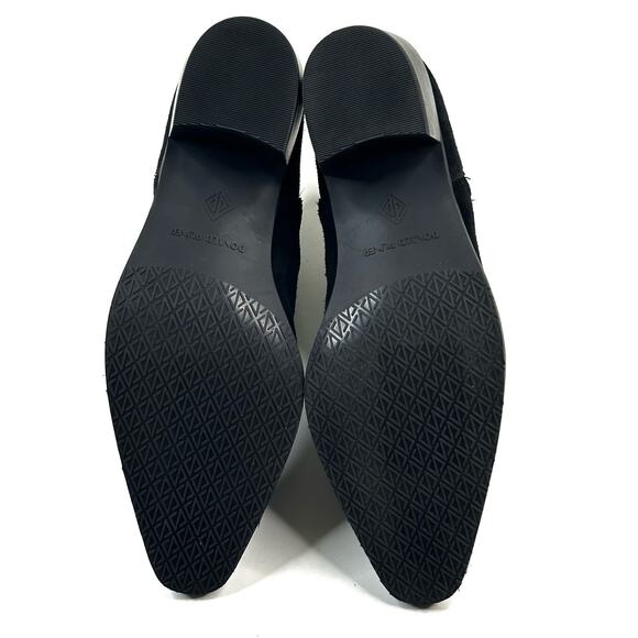 Donald Pliner Banks Women's Black Suede Pull On Ankle Boots Size 7 Booties Zip - Picture 14 of 15